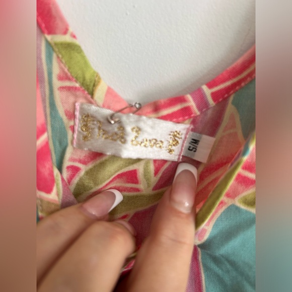 HOT LAVA - PONCHO RUFFLE - TAHITI PINK - S/M - BNWT - Picture 4 of 9